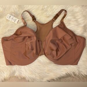 NWT Glamorize Front Closure Wired Minimizer Bra 46G